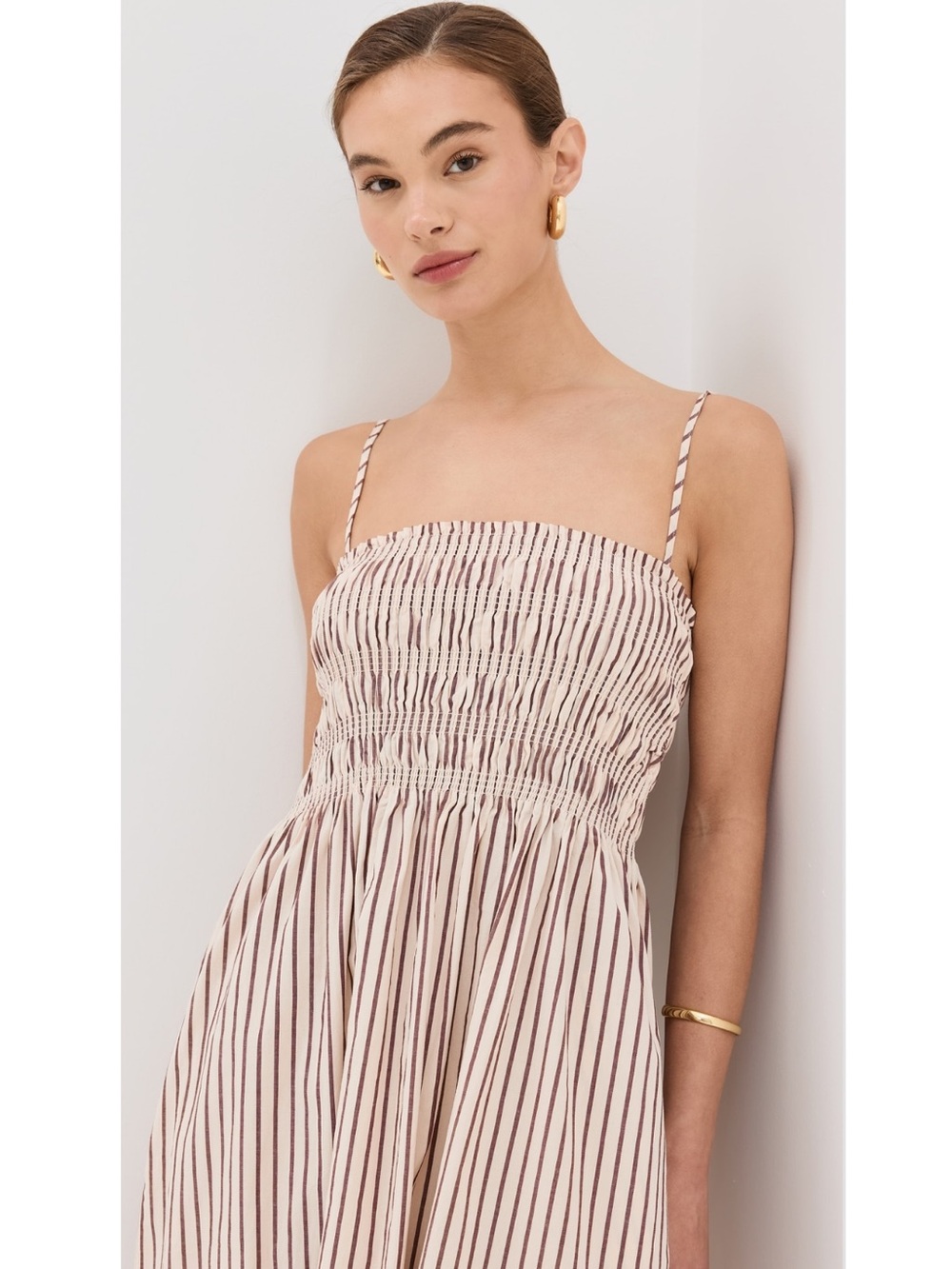Pistola Bianca Dress Tiramisu Stripe Size Small - Picture 2 of 9
